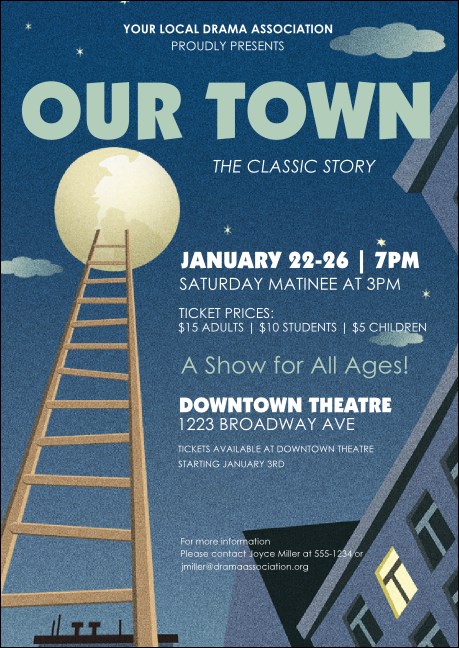 Our Town Postcard Product Front