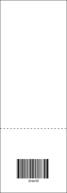 All Purpose Bright Raffle Ticket Product Back
