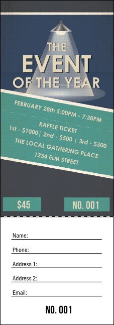 All Purpose Lights Raffle Ticket Product Front