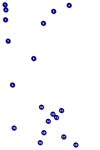 Orange Geometric Poster Front Field Markers