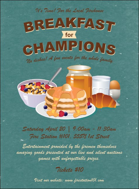 Breakfast Invitation Product Front