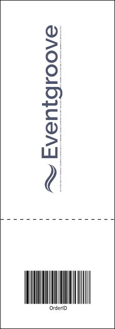 Mexican Flag Event Ticket Product Back