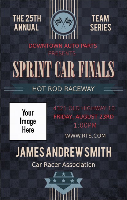 Car Racing VIP Event Badge Medium