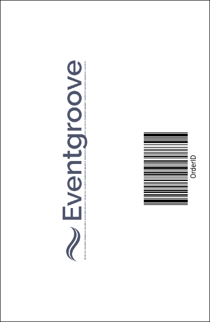 Track and Field VIP Event Badge Small Product Back