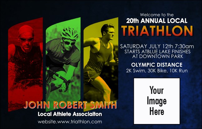 Triathlon VIP Event Badge Medium