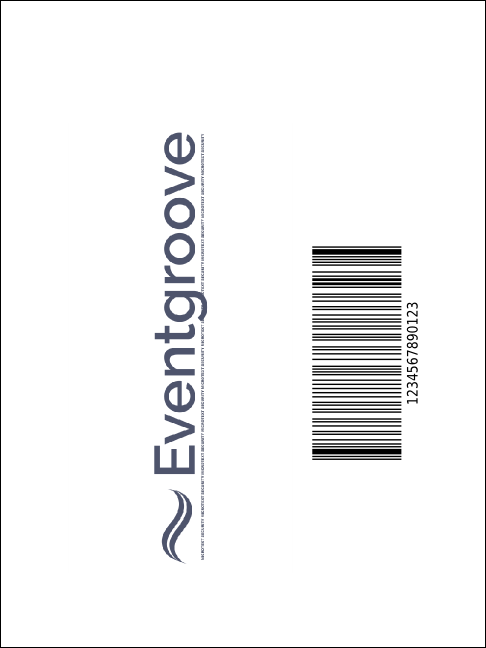 Dinosaur Illustrated Economy Event Badge Product Back