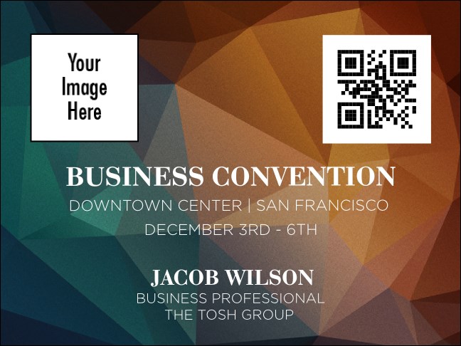 Conference Series: Geometric Economy Event Badge Product Front