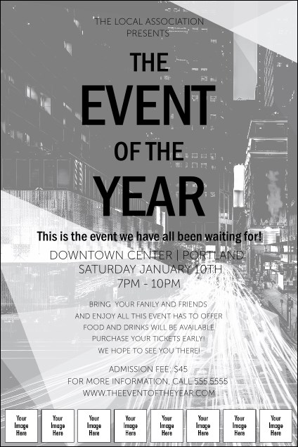 All Purpose Building and Streetlights Image Poster Product Front