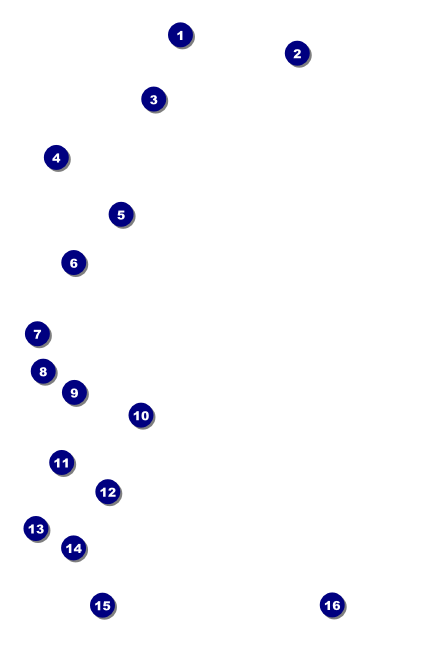 All Purpose buildings Black and White Drink Ticket Front Field Markers