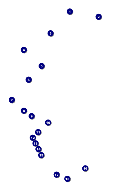 All Purpose buildings Black and White Poster Front Field Markers