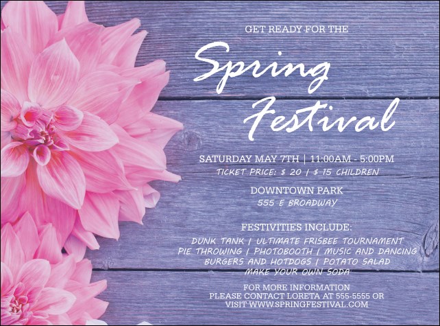 Spring Festival 2 Flyer Product Front