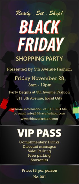 Black Friday VIP Pass Product Front