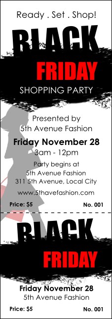 Black Friday 2016 Event Ticket