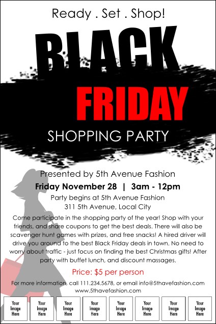 Black Friday 2016 Image Poster Product Front