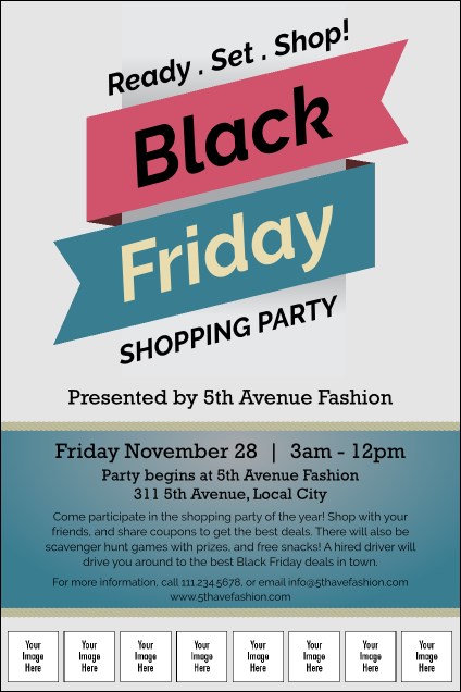 Black Friday Sale Image Poster Product Front