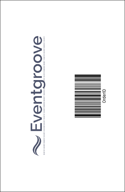 Silver Glitter Drink Ticket Product Back