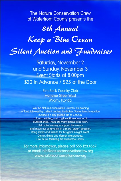 Nature Series Blue Ocean Poster noimages