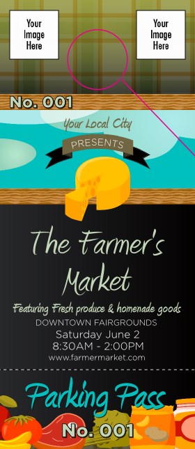 Farmer's Market Hang Tag