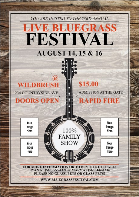 Banjo Postcard Mailer