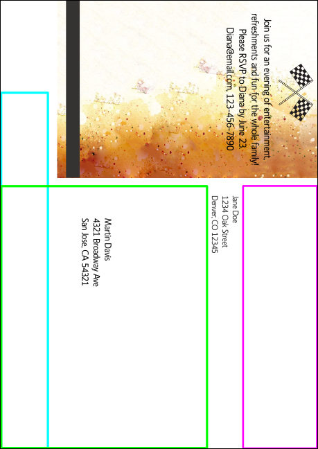 Crash Zone Postcard Mailer Product Back