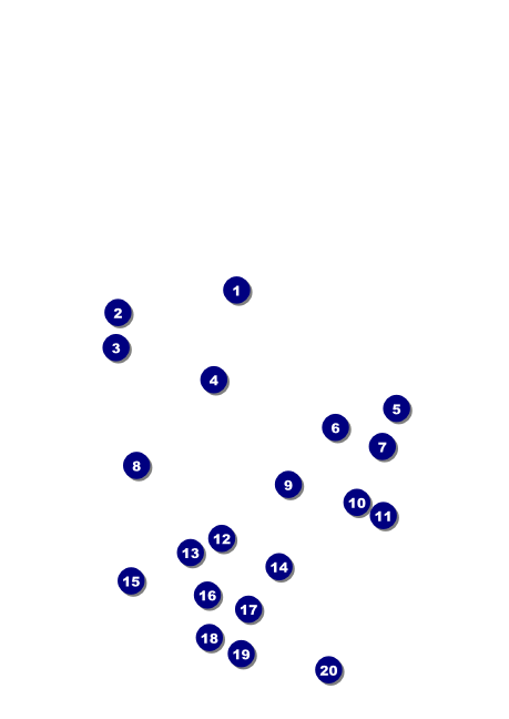 Los Angeles  Postcard Mailer Front Field Markers