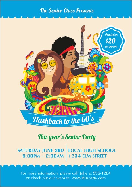 Sixties  Postcard Mailer