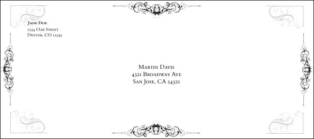 Black Tie Gala #9 Envelope