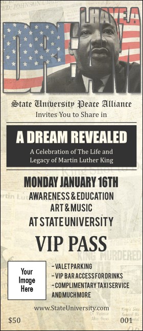 Martin Luther King Jr. VIP Pass