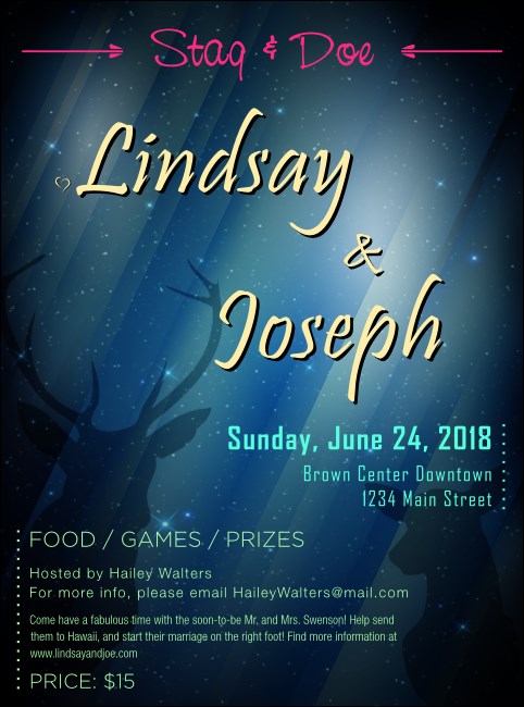 Stag and Doe Flyer Product Front