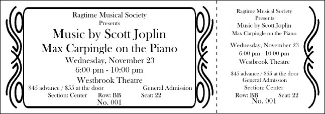 Reserved All Purpose General Admission Ticket 006