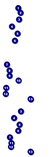 Baseball Event Ticket Front Field Markers