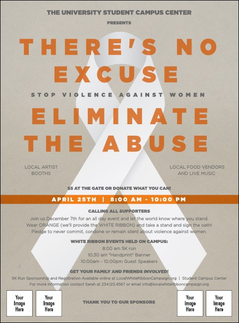 White Ribbon Flyer