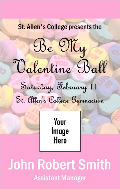 Valentine's Day VIP Event Badge Medium Product Front