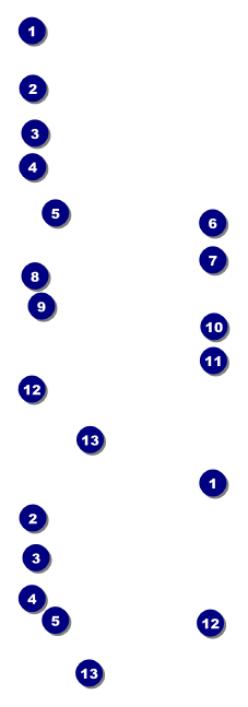 Softball Brown Event Ticket Front Field Markers