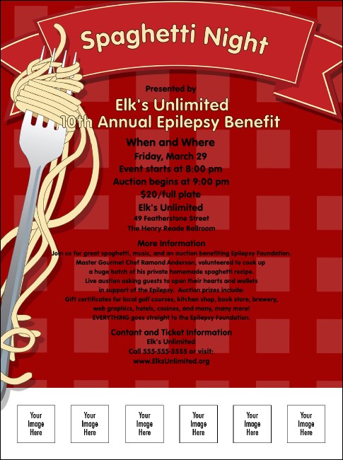 Spaghetti Flyer Product Front