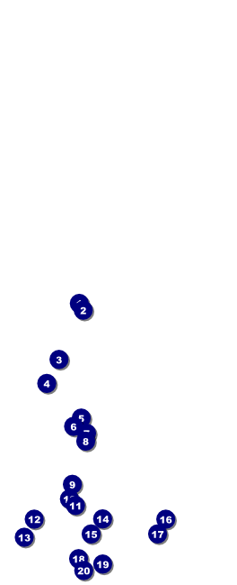 Valentine's Dinner Date  Table Tent Front Field Markers
