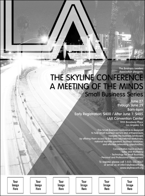 Los Angeles Flyer (black and white) Product Front