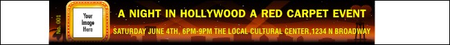 Hollywood Skyline Premium Synthetic Wristband