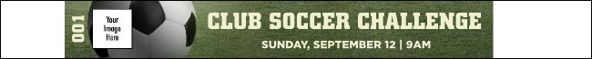 Soccer Stadium Premium Synthetic Wristband Product Front