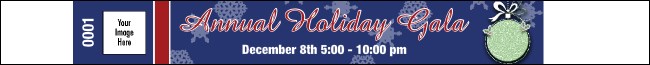 Holiday Ornament Premium Synthetic Wristband 1