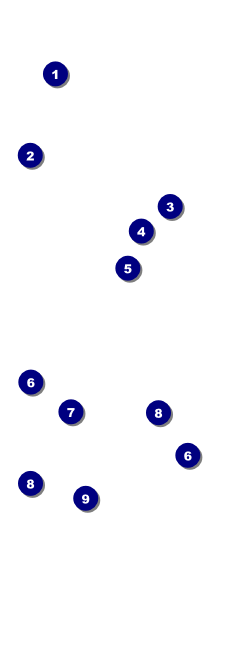 Blues QR Event Ticket Front Field Markers