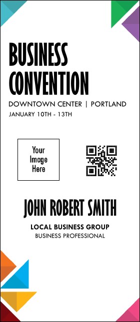 Conference Series: All Purpose Triangles VIP Event Badge Large