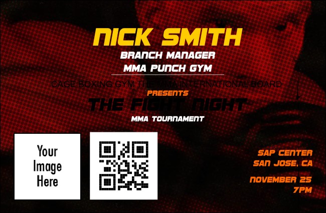 MMA The Fight Night VIP Event Badge Small VIP Event Badge Small