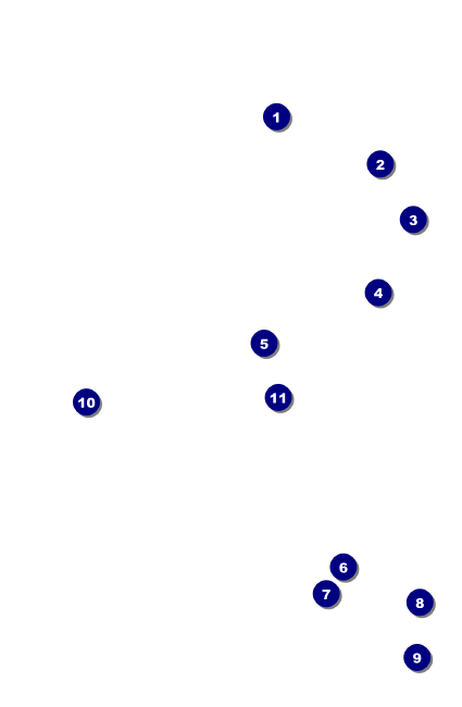 Holiday Snowflake VIP Event Badge Small Front Field Markers
