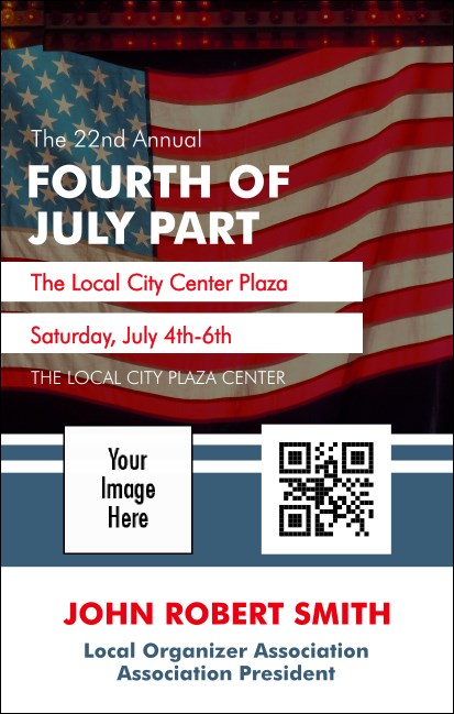 Fourth of July VIP Event Badge Medium Product Front