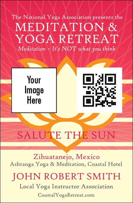 Lotus Flower VIP Event Badge Small Product Front