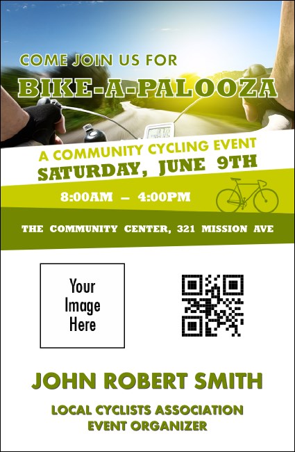 Bike VIP Event Badge Small Product Front