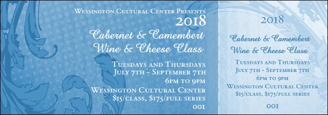 Year Classic Blue General Admission Ticket Product Front