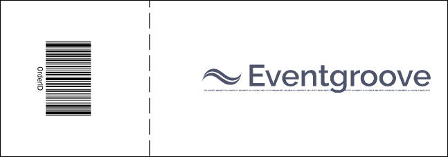 MMA Main Event Brown Event Ticket Product Back