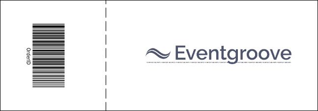 Graduation General Admission Ticket Orange Product Back